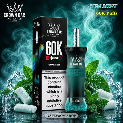 Al Fakher 60000 Puffs E Hose X Hookah Disposable Vape – 6mg Nicotine | 50ml