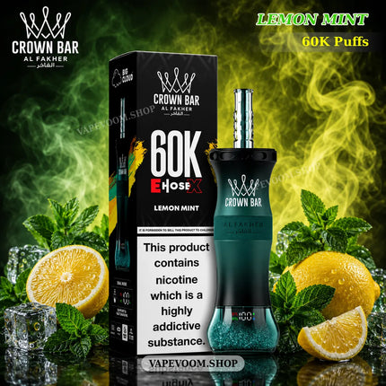 Al Fakher 60000 Puffs E Hose X Hookah Disposable Vape – 6mg Nicotine | 50ml