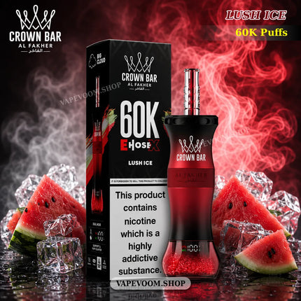 Al Fakher 60000 Puffs E Hose X Hookah Disposable Vape – 6mg Nicotine | 50ml