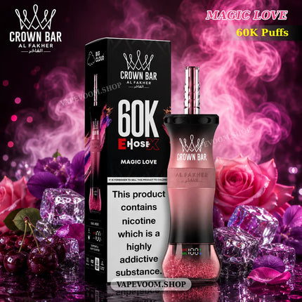 Al Fakher 60000 Puffs E Hose X Hookah Disposable Vape – 6mg Nicotine | 50ml