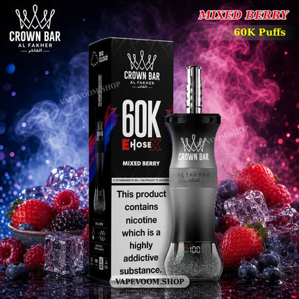 Al Fakher 60000 Puffs E Hose X Hookah Disposable Vape – 6mg Nicotine | 50ml