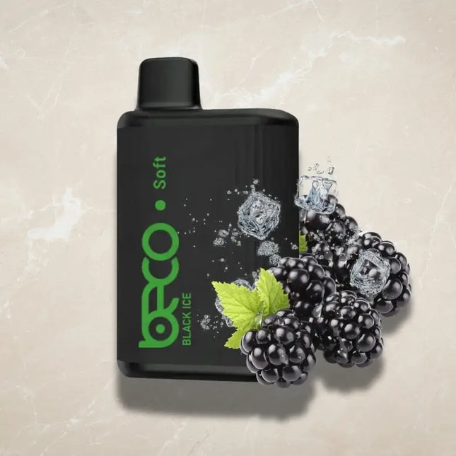 Beco Soft Black Ice Flavor 20mg 6000 Puffs Disposable Vape