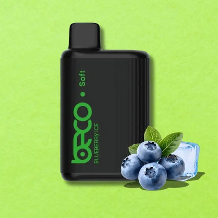 Beco Soft Blueberry Ice Flavor 20mg 6000 Puffs Disposable Vape