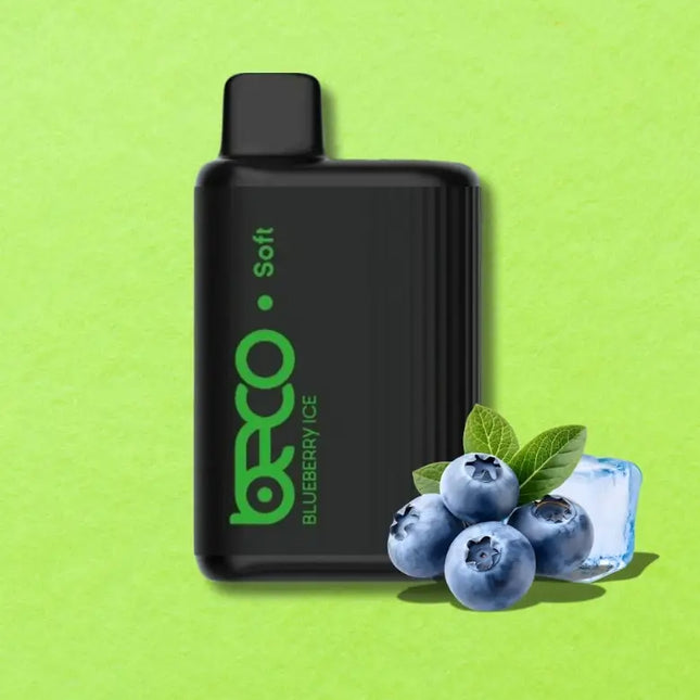 Beco Soft Blueberry Ice Flavor 20mg 6000 Puffs Disposable Vape