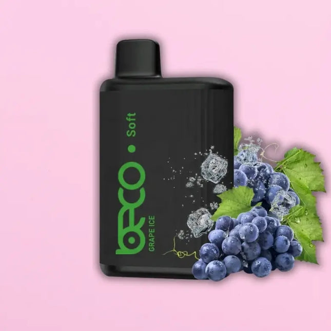 Beco Soft Grape Ice Flavor 20mg 6000 Puffs Disposable Vape