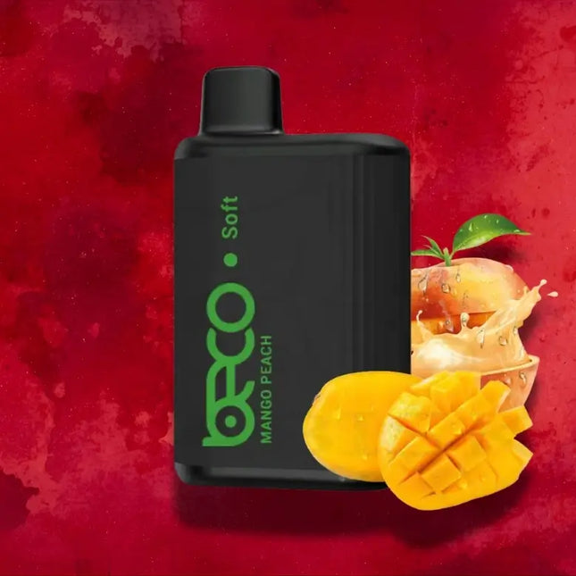 Beco Soft Mango Peach Flavor 20mg 6000 Puffs Disposable Vape