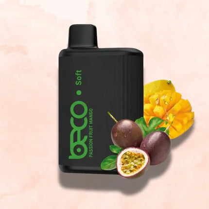 Beco Soft Passion Fruit Mango Flavor 20mg 6000 Puffs Disposable Vape