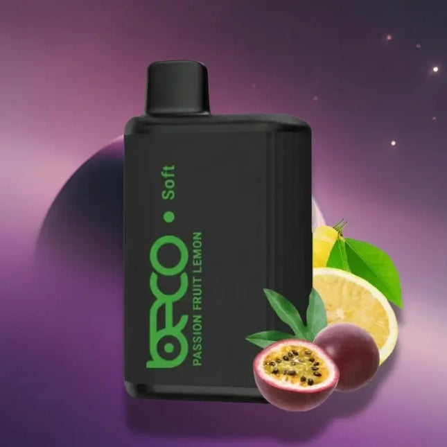 Beco Soft Passion Fruit Lemon Flavor 20mg 6000 Puffs Disposable Vape