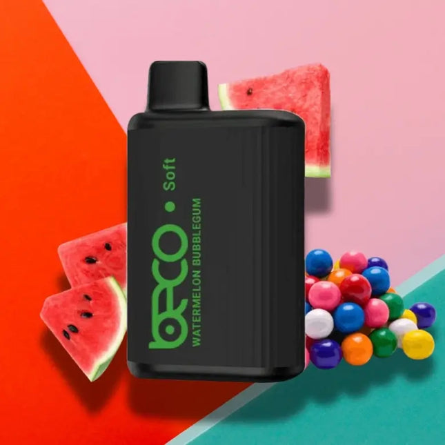 Beco Soft Watermelon Bubblegum Flavor 20mg 6000 Puffs Disposable Vape