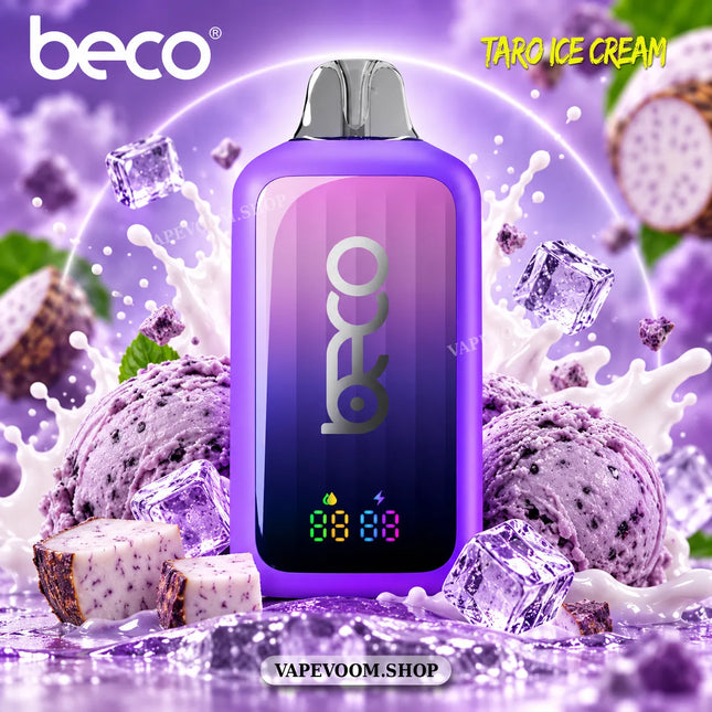 Beco Pop 30000 Puffs Disposable Vape – Taro Ice Cream | 20mg Nicotine