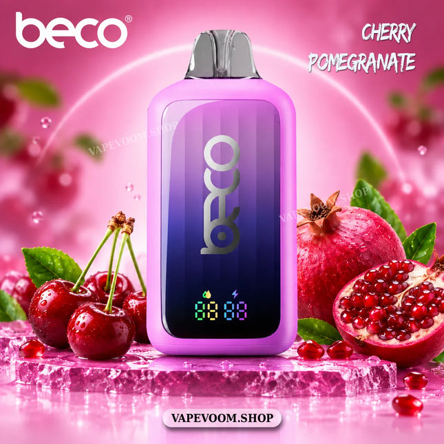 Beco Pop 30000 Puffs Disposable Vape – Cherry Pomegranate | 20mg Nicotine