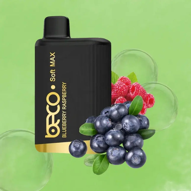 Beco Soft Max Blueberry Raspberry 20mg 12000 Puffs Disposable Vape in Dubai