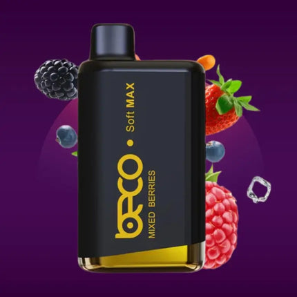 Beco Soft Max Mixed Berries 20mg 12000 Puffs Disposable Vape in Dubai