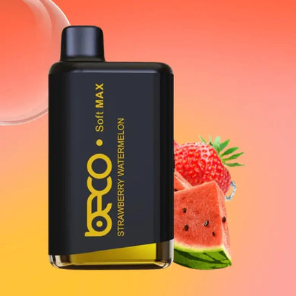 Beco Soft Max Strawberry Watermelon 20mg 12000 Puffs Disposable Vape in Dubai