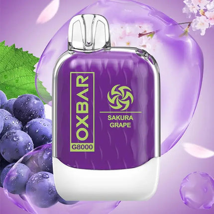 Oxbar G8000 Sakura Grape 50mg 8000 Puffs Disposable Vape in Dubai