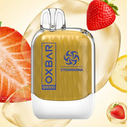 Oxbar G8000 Strawnana 50mg 8000 Puffs Disposable Vape in Dubai