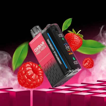 Oxbar Magic Maze 2 Raspberry Strawberry 50mg 30000 Puffs Disposable Vape in Dubai