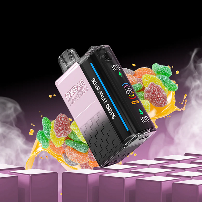 Oxbar Magic Maze 2 Sour Fruit Drops 50mg 30000 Puffs Disposable Vape in Dubai