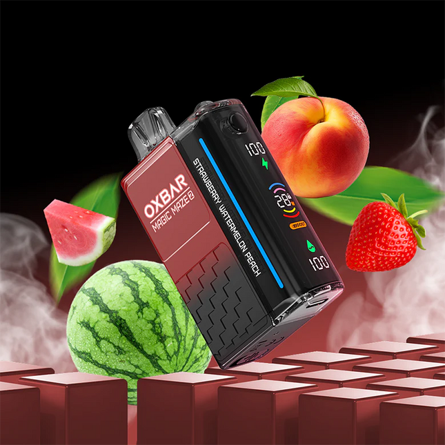 Oxbar Magic Maze 2 Strawberry Watermelon Peach 50mg 30000 Puffs Disposable Vape in Dubai