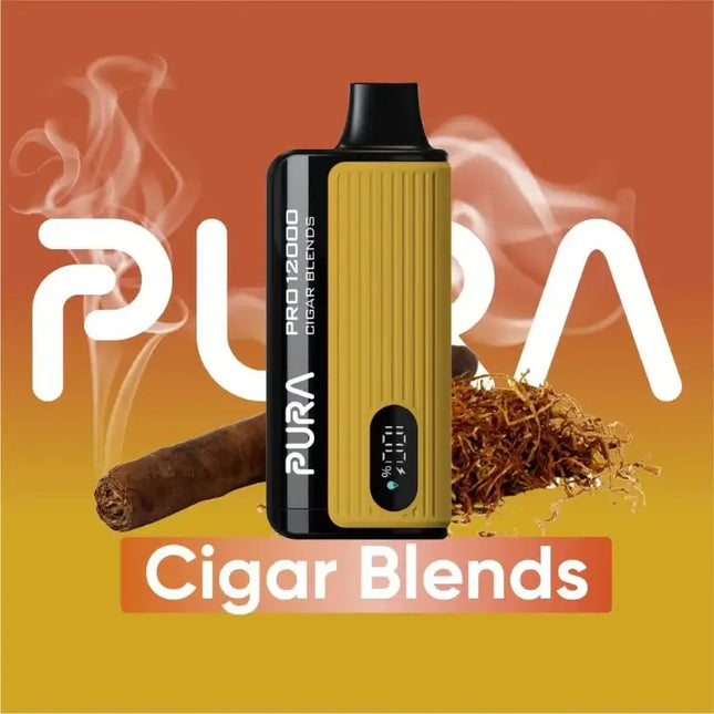 Pura 12000 Puffs Cigar Blend 50mg Disposable Vape in Dubai
