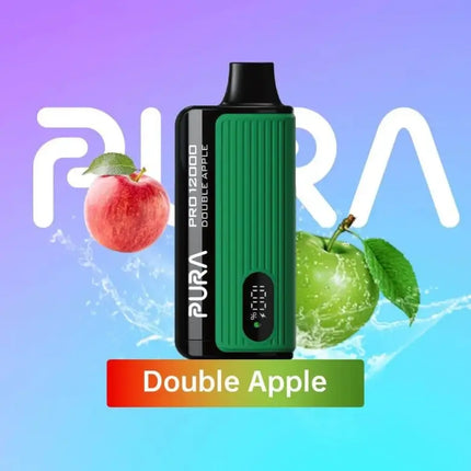 Pura 12000 Puffs Double Apple 50mg Disposable Vape in Dubai