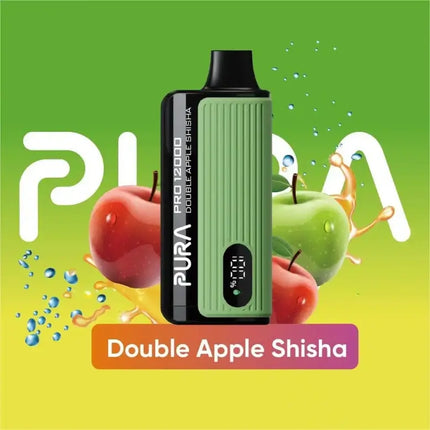 Pura 12000 Puffs Double Apple Shisha 50mg Disposable Vape in Dubai