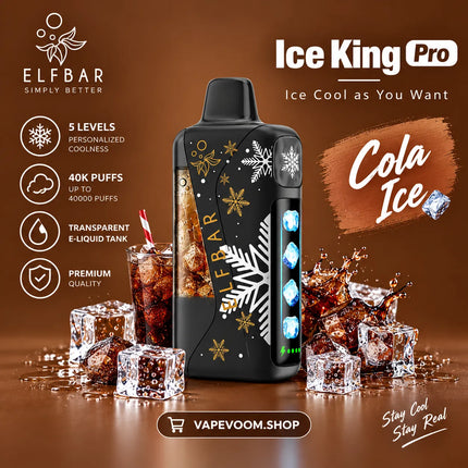 ELFBAR Ice King Pro 40000 Puffs Disposable Vape 50mg Nicotine