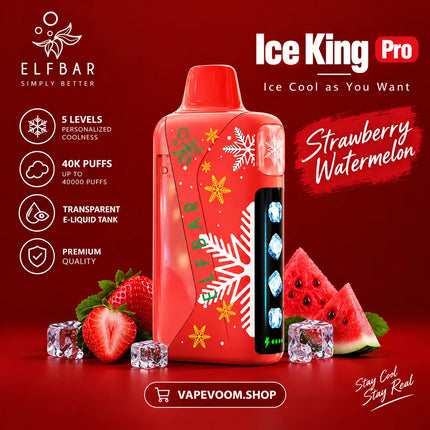 ELFBAR Ice King Pro 40000 Puffs Disposable Vape 50mg Nicotine