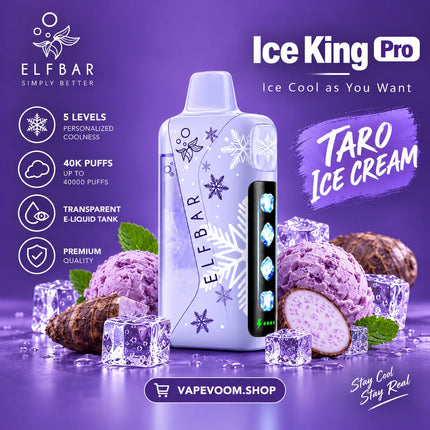 ELFBAR Ice King Pro 40000 Puffs Disposable Vape 50mg Nicotine