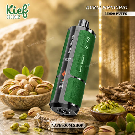 Kief King 35000 Puffs Disposable Vape – 3mg Nicotine Salt | 1100mAh Rechargeable