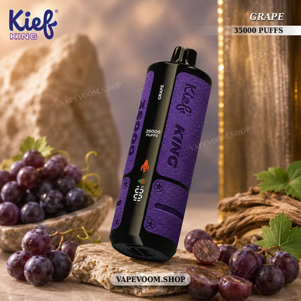 Kief King 35000 Puffs Disposable Vape – 3mg Nicotine Salt | 1100mAh Rechargeable