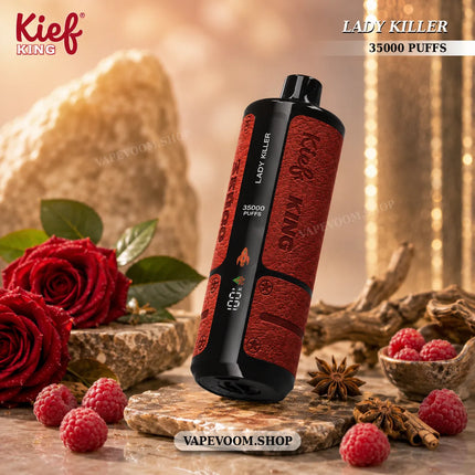 Kief King 35000 Puffs Disposable Vape – 3mg Nicotine Salt | 1100mAh Rechargeable