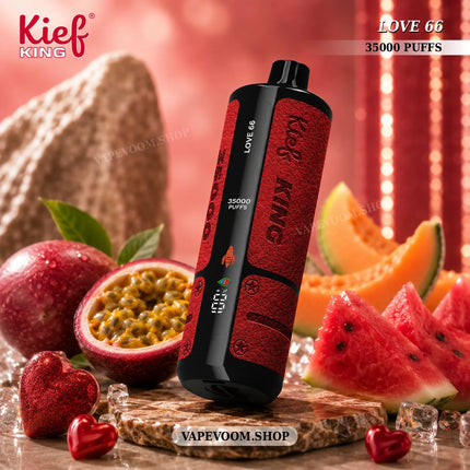 Kief King 35000 Puffs Disposable Vape – 3mg Nicotine Salt | 1100mAh Rechargeable