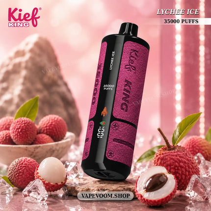 Kief King 35000 Puffs Disposable Vape – 3mg Nicotine Salt | 1100mAh Rechargeable