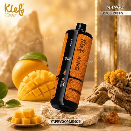 Kief King 35000 Puffs Disposable Vape – 3mg Nicotine Salt | 1100mAh Rechargeable