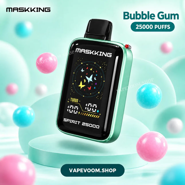MASKKING Spirit 25000 Puffs Disposable Vape Bubble Gum 50mg VAPEVOOM