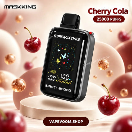 MASKKING Spirit 25000 Puffs Disposable Vape Cherry Cola 50mg VAPEVOOM