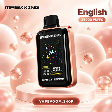 MASKKING Spirit 25000 Puffs Disposable Vape English 50mg VAPEVOOM