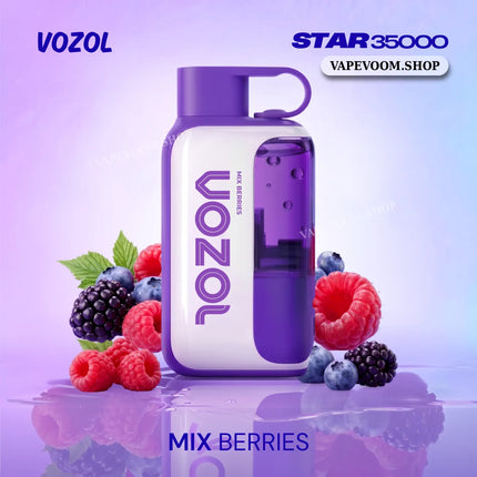 VOZOL Star 35000 Puffs Disposable Vape – Mix Berries 50mg