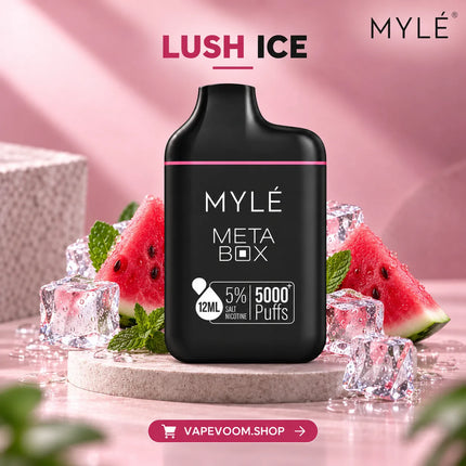 MYLÉ Meta Box 5000+ Puffs Disposable Vape Lush Ice - Vapevoom