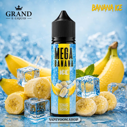 Mega Vape Juice by Grand E-Liquid – 12mg Freebase Nicotine | 60ml