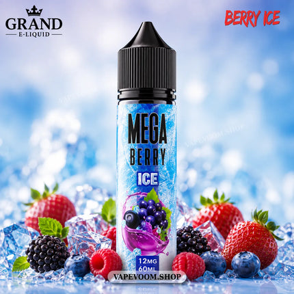 Mega Vape Juice by Grand E-Liquid – 12mg Freebase Nicotine | 60ml