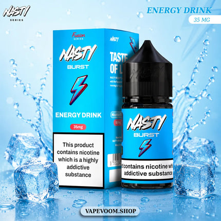 Nasty Burst Salt Nicotine E-Liquid – 35mg | 30ml | 50/50 VG/PG