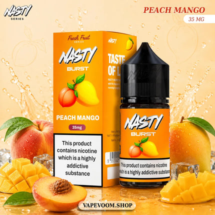 Nasty Burst Salt Nicotine E-Liquid – 35mg | 30ml | 50/50 VG/PG