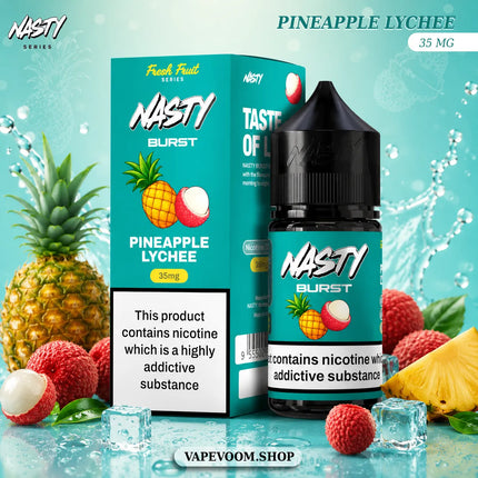 Nasty Burst Salt Nicotine E-Liquid – 35mg | 30ml | 50/50 VG/PG