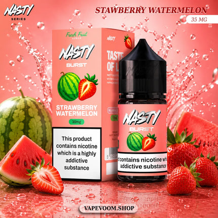 Nasty Burst Salt Nicotine E-Liquid – 35mg | 30ml | 50/50 VG/PG