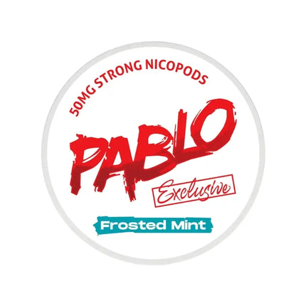 Pablo Nicotine Pouch Frosted Mint 50mg in Dubai