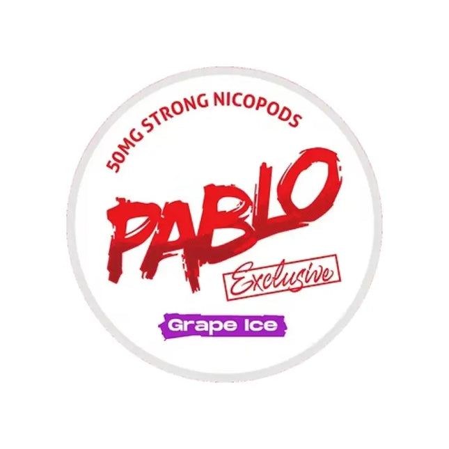 Pablo Nicotine Pouch Grape Ice 50mg in Dubai