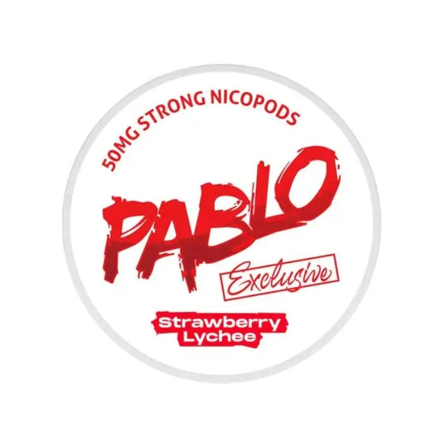 Pablo Nicotine Pouch Strawberry Lychee Flavor 50mg in Dubai