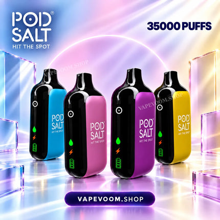 Pod Salt 35K Disposable Vape 20mg Nicotine Salt VAPEVOOM